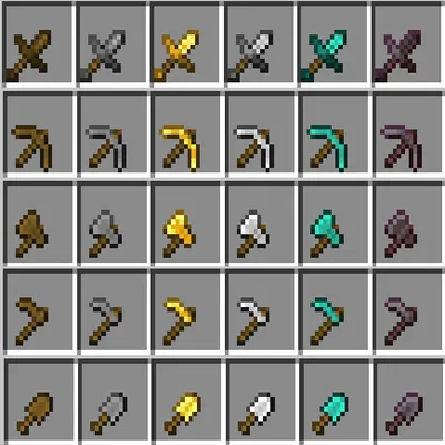 Tiny PVP Swords and Tools