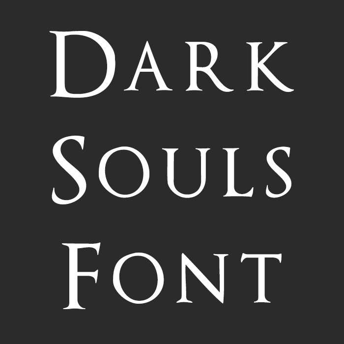 Souls RPG Font