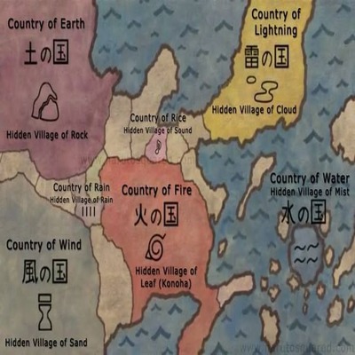The Naruto Map