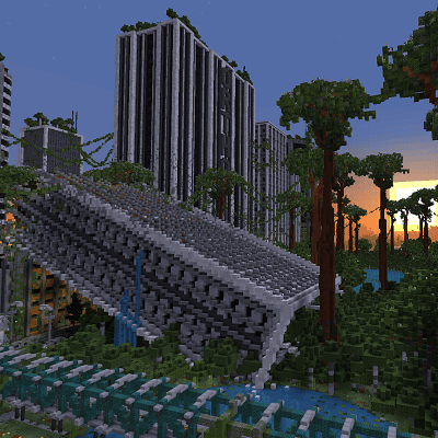 Mosslorn - 1000x1000 Abandoned Overgrown City