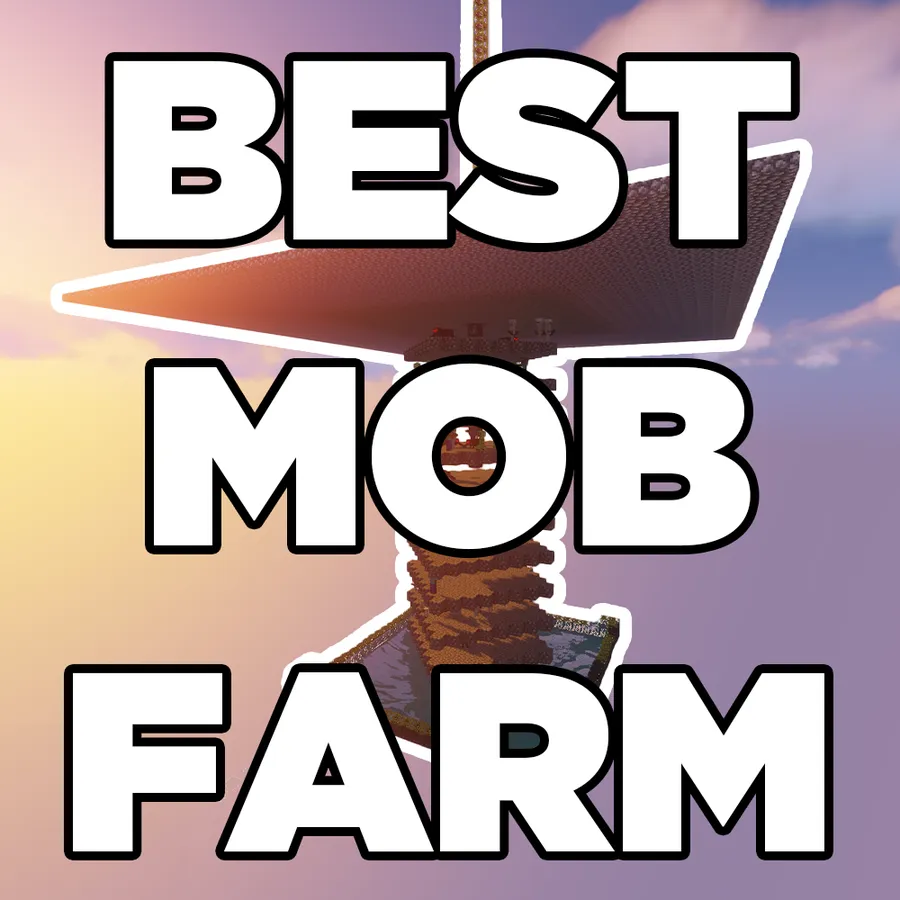 BEST Fully Automatic AFK Mob Farm + Schematic Download (ALL VERSIONS)