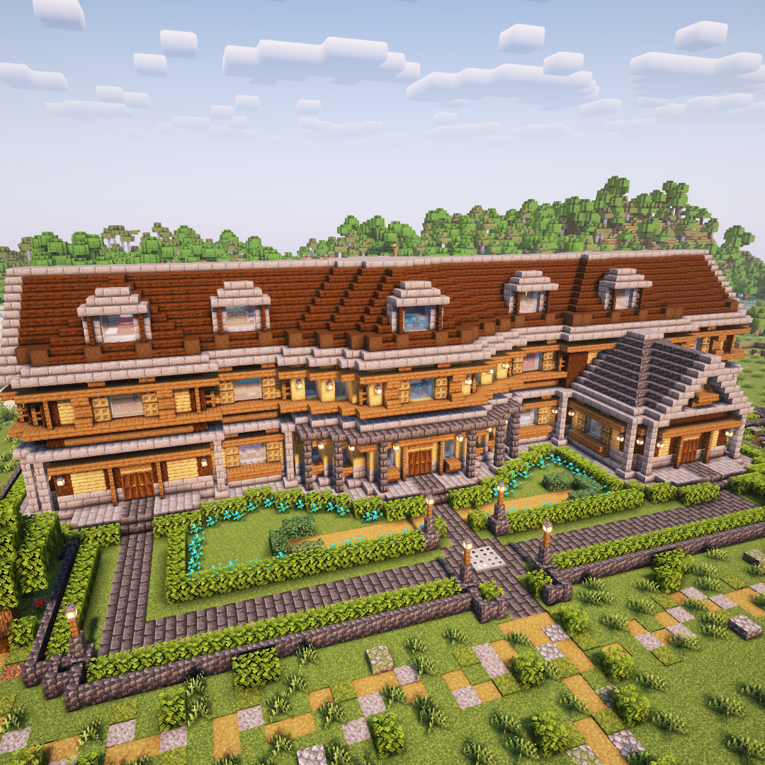 Vex's Huge Wooden Plains House (Full Interior)