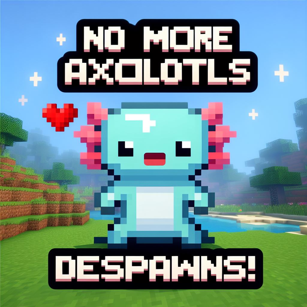 No More Axolotl Despawns!
