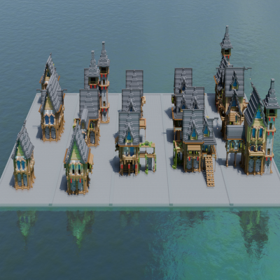 Medieval  - 15 Houses Bundle
