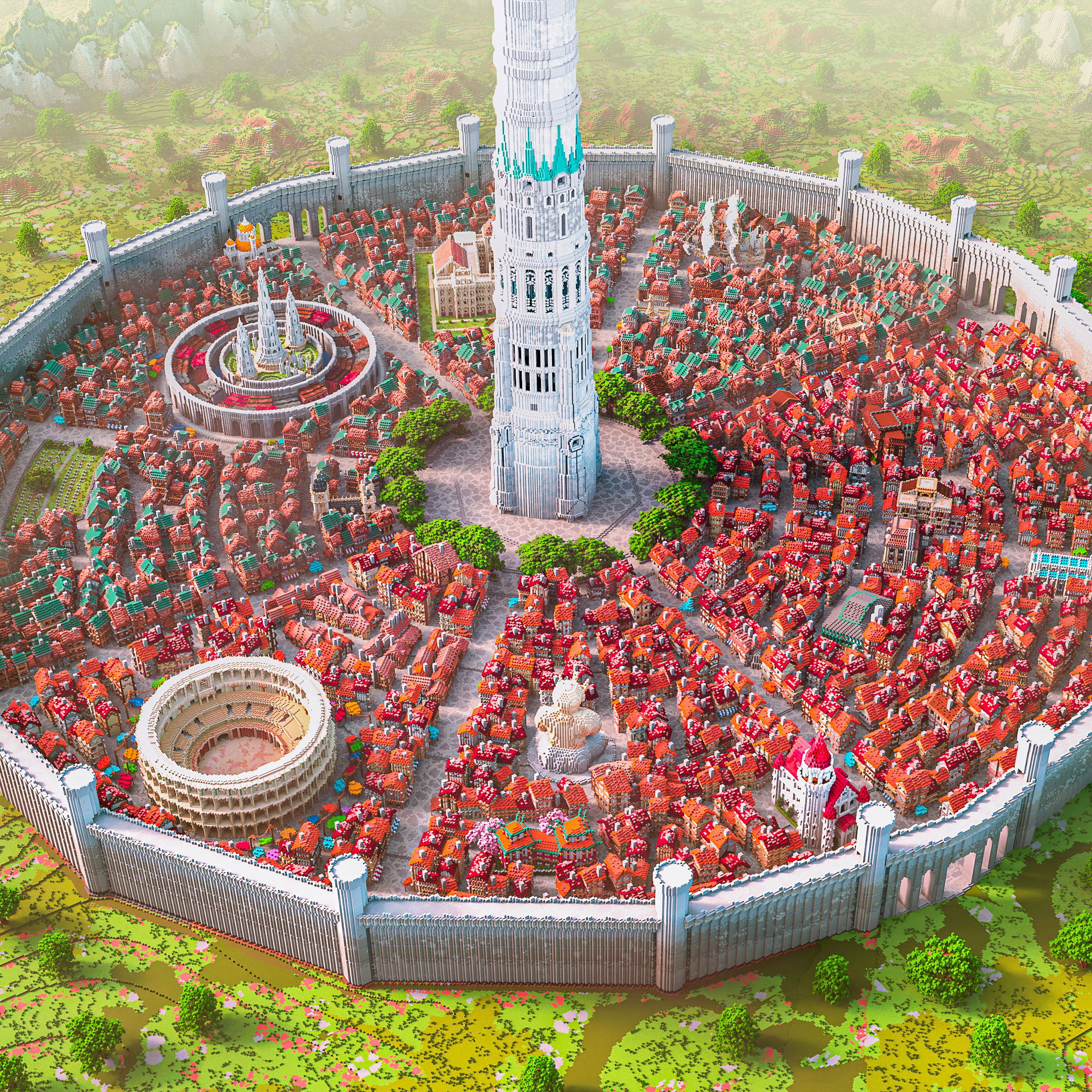 [FREEBIE!] ORARIO 2.0 - Danmachi Anime City Map by Varuna (4 Buildings)
