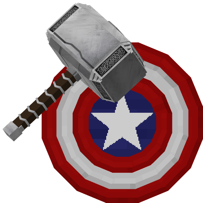Mjolnir & Captain America's Shield
