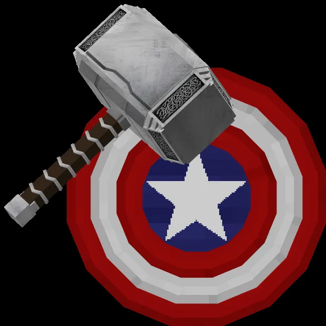 Mjolnir & Captain America's Shield