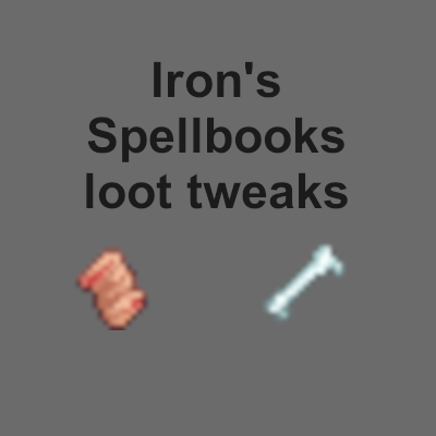 Iron's Spellbooks loot fixes