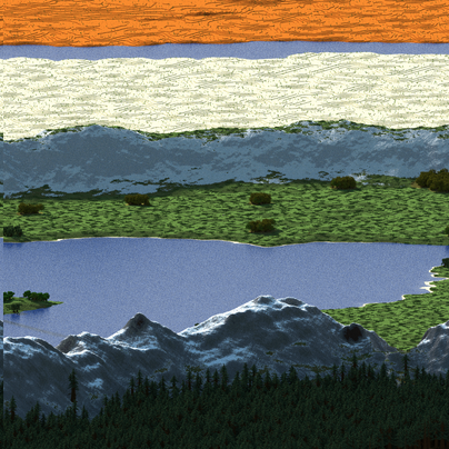 Deserts and Mountains Adventure map