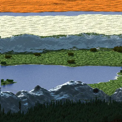 Deserts and Mountains Adventure map