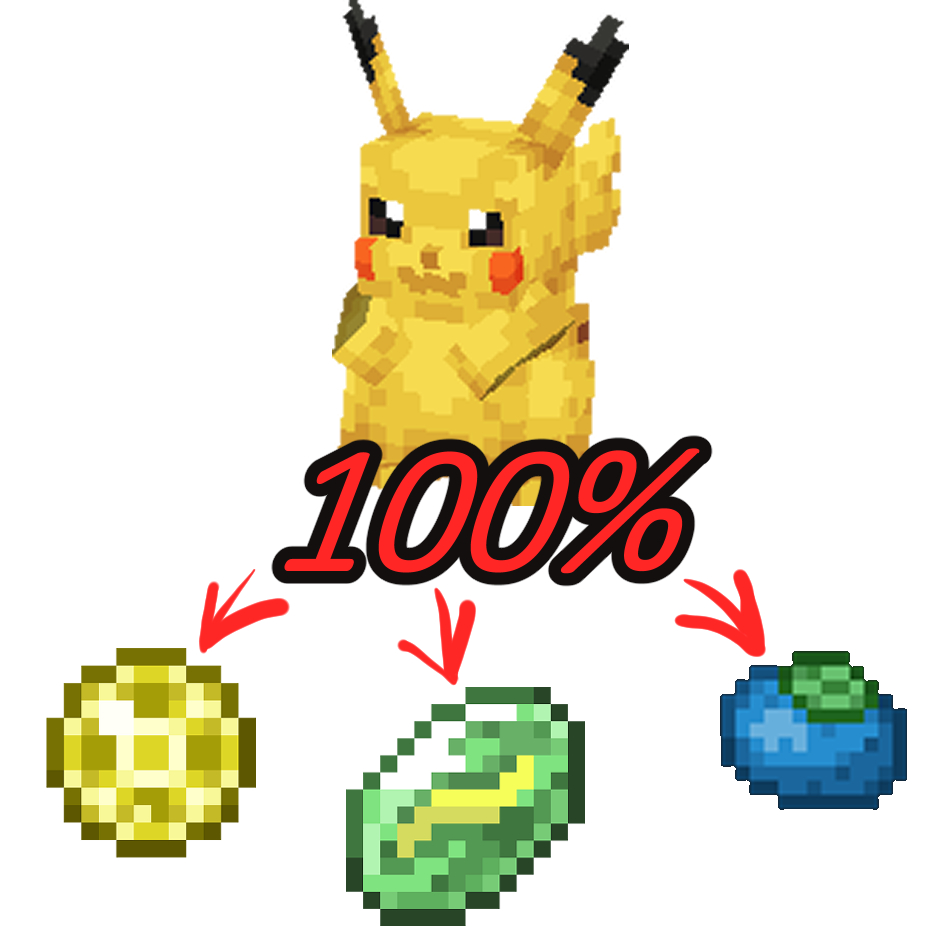 All cobblemon drops to 100 percentage
