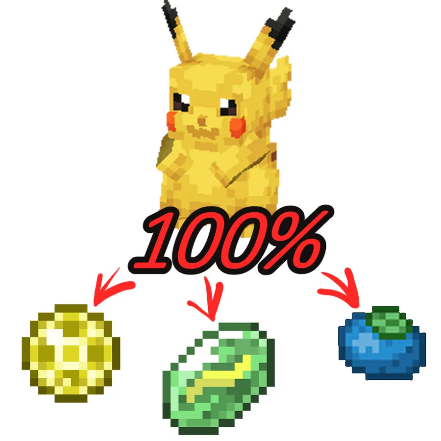 All cobblemon drops to 100 percentage
