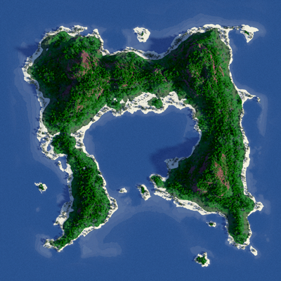 Emerald Cove - Island Map